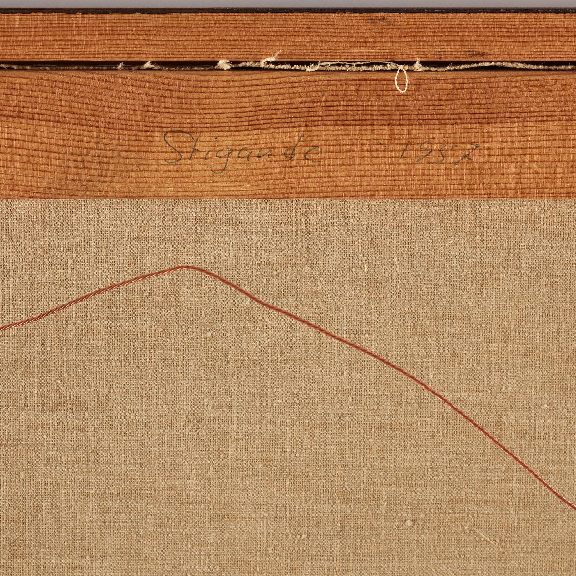 RUNE JANSSON, olja på duk, signerad och daterad -57.