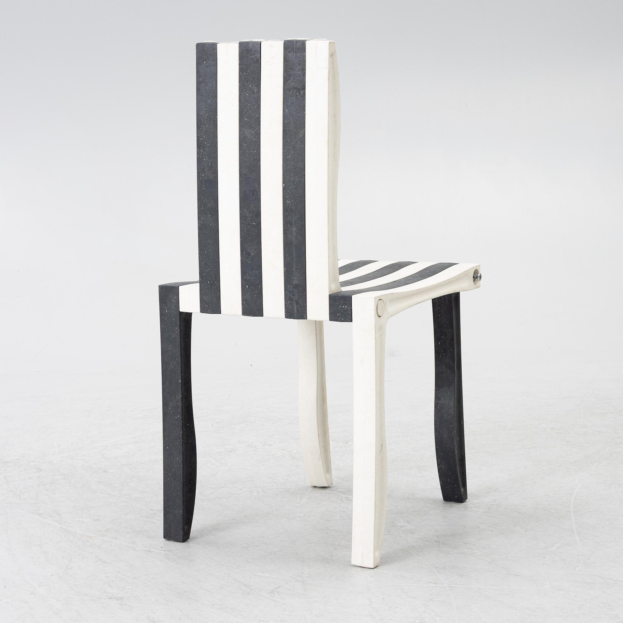 Shigeru Ban, stool/chair, "10-unit" system, Artek, 21st century.