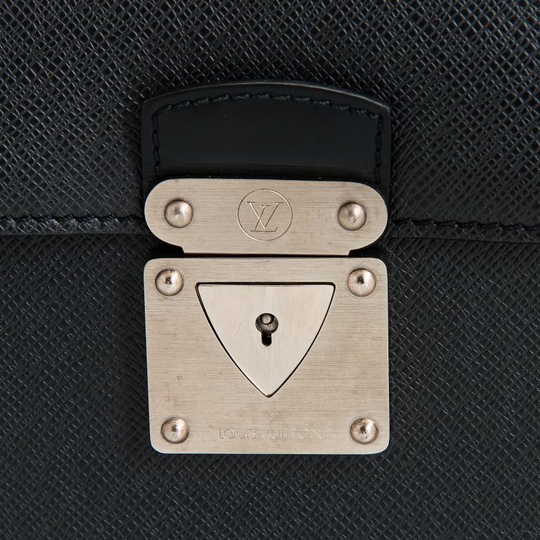 Louis Vuitton, A Black Taiga 'Neo Robusto 2 Compartment Briefcase.
