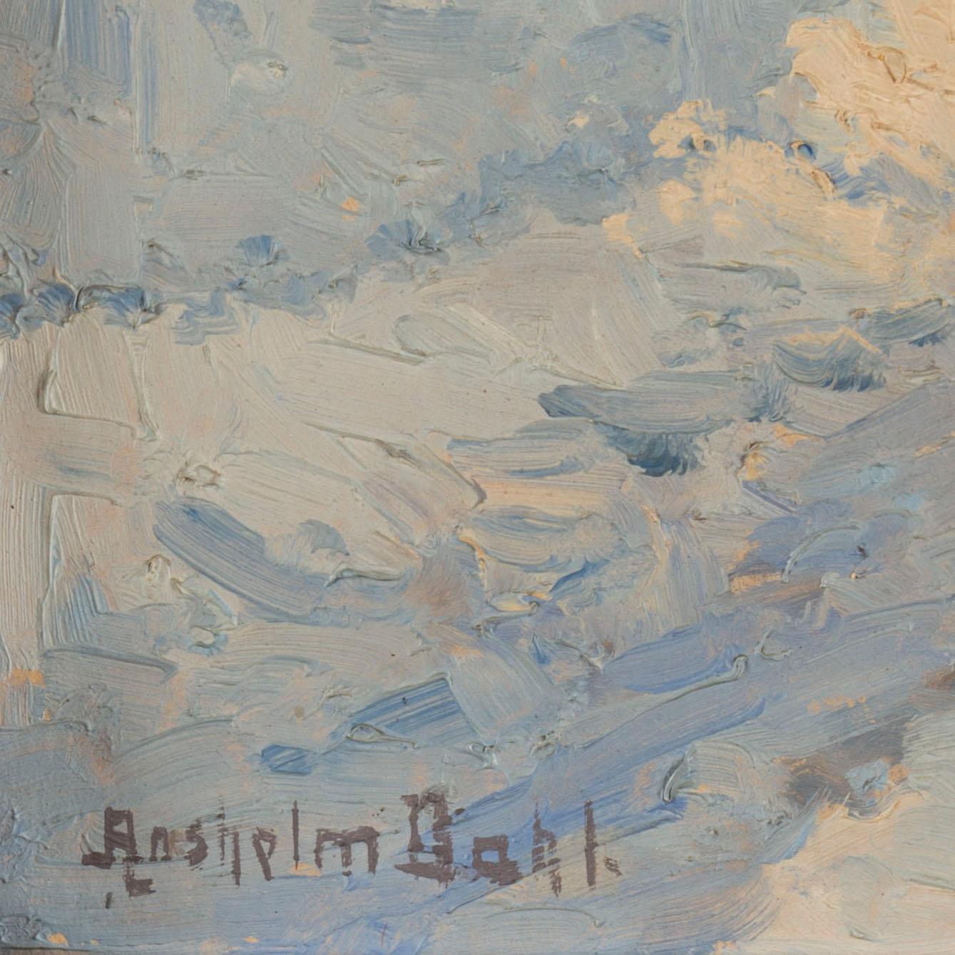 ANSHELM DAHL, oil on canvas, signed.