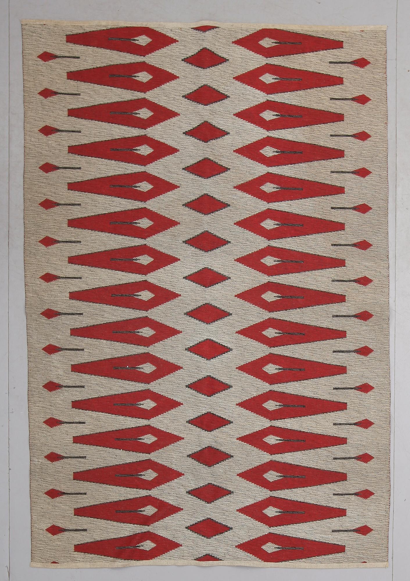 MATTA, nöthår, 1900-talets mitt, 225 x 150 cm.