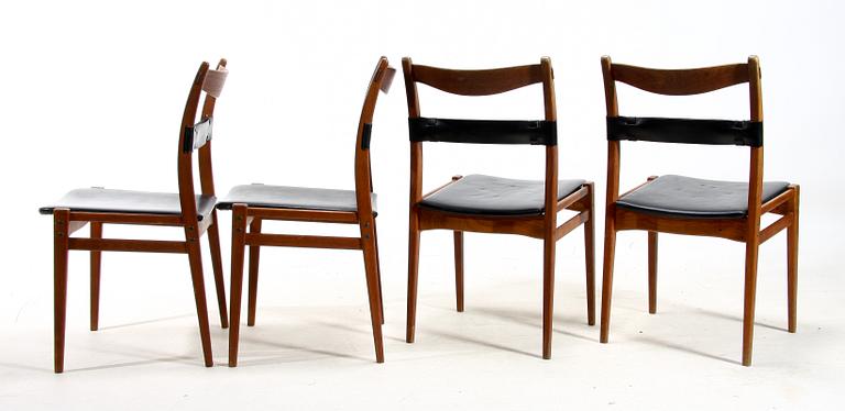 STOLAR, 4 st, Yngve Ekström, Swedese. En brännmärkt.