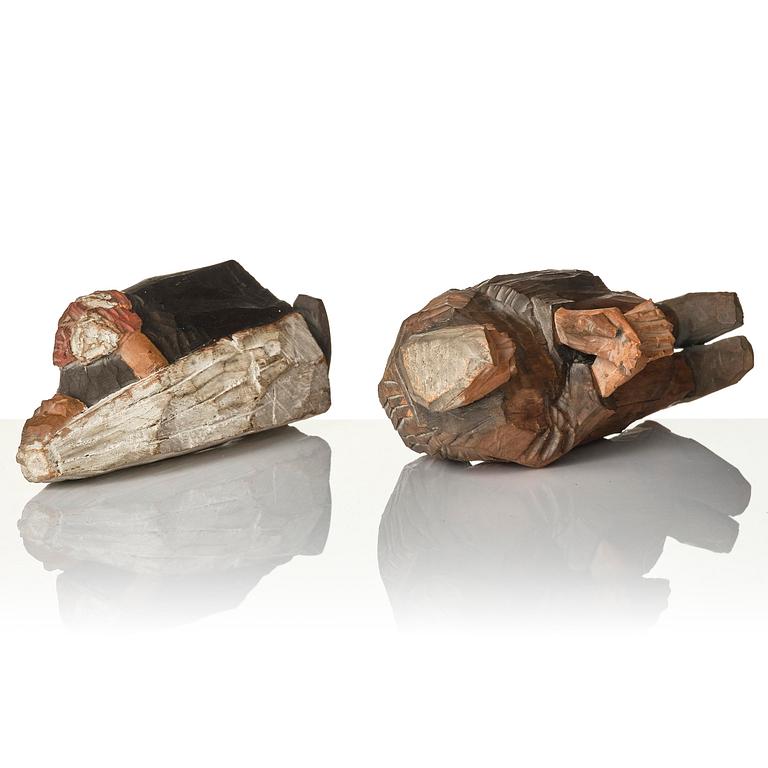 Axel Petersson Döderhultarn, "Bröllop" (The wedding) (7 pieces).