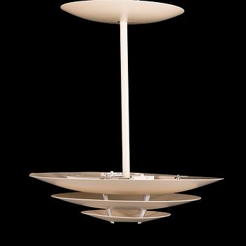 An 'Oslo' Pendant ceiling light, 116150 attributed to Kurt Norregaard for Louis Poulsen, Denmark.