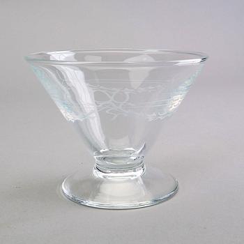A 66 pcs "Antik" glass service from Reijmyre later part of the 20th century.