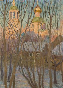 FEDOR IVANOVICH RERBERG, A CHURCH IN SUNLIGHT.