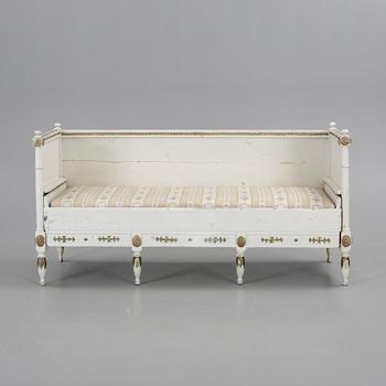 UTDRAGSSOFFA, sengustaviansk, omkring 1800.