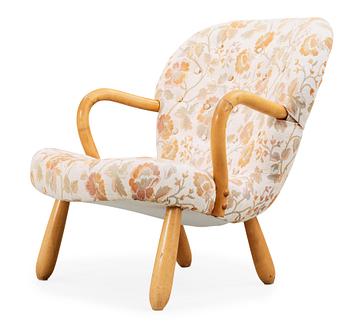 49. An easy chair attributed to Philip Arctander, Sune Johanssons Möbelfabrik, Sweden  1950's.