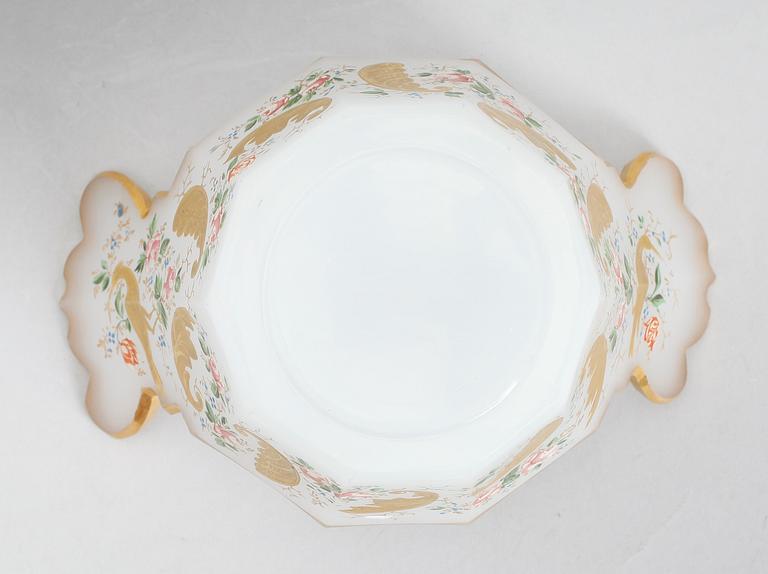 SKÅL, opakglas, sent 1800-tal.