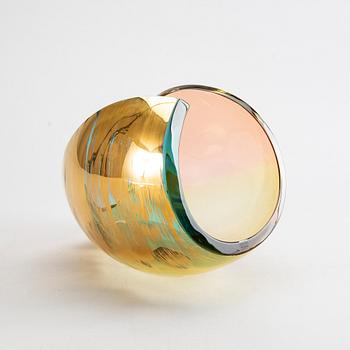 LENA BERGSTRÖM, skål "Planets" Kosta Boda signead och numrerad 78/500.