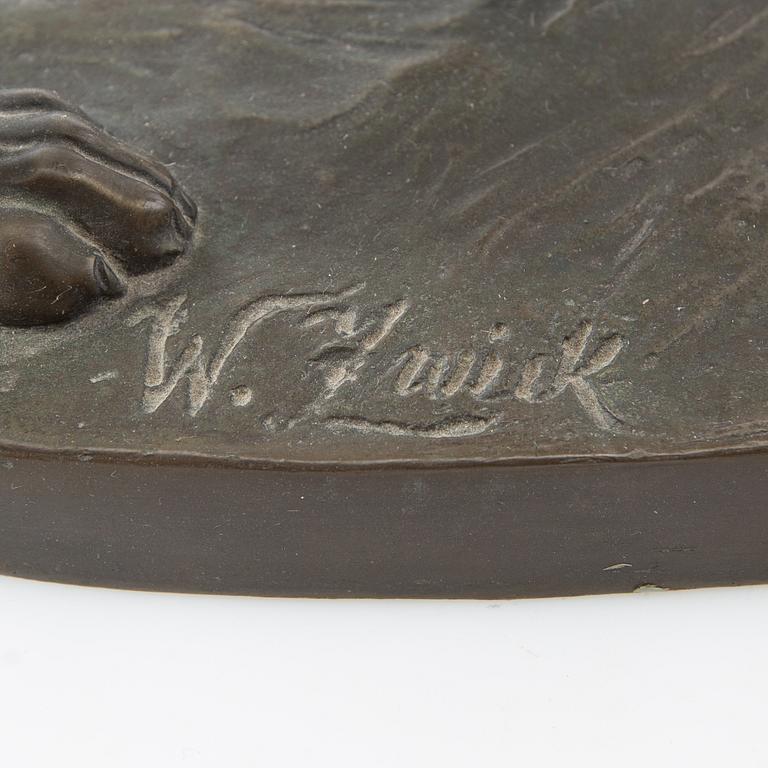 Wilhelm Zwick, sculpture, second half of the 20th century.