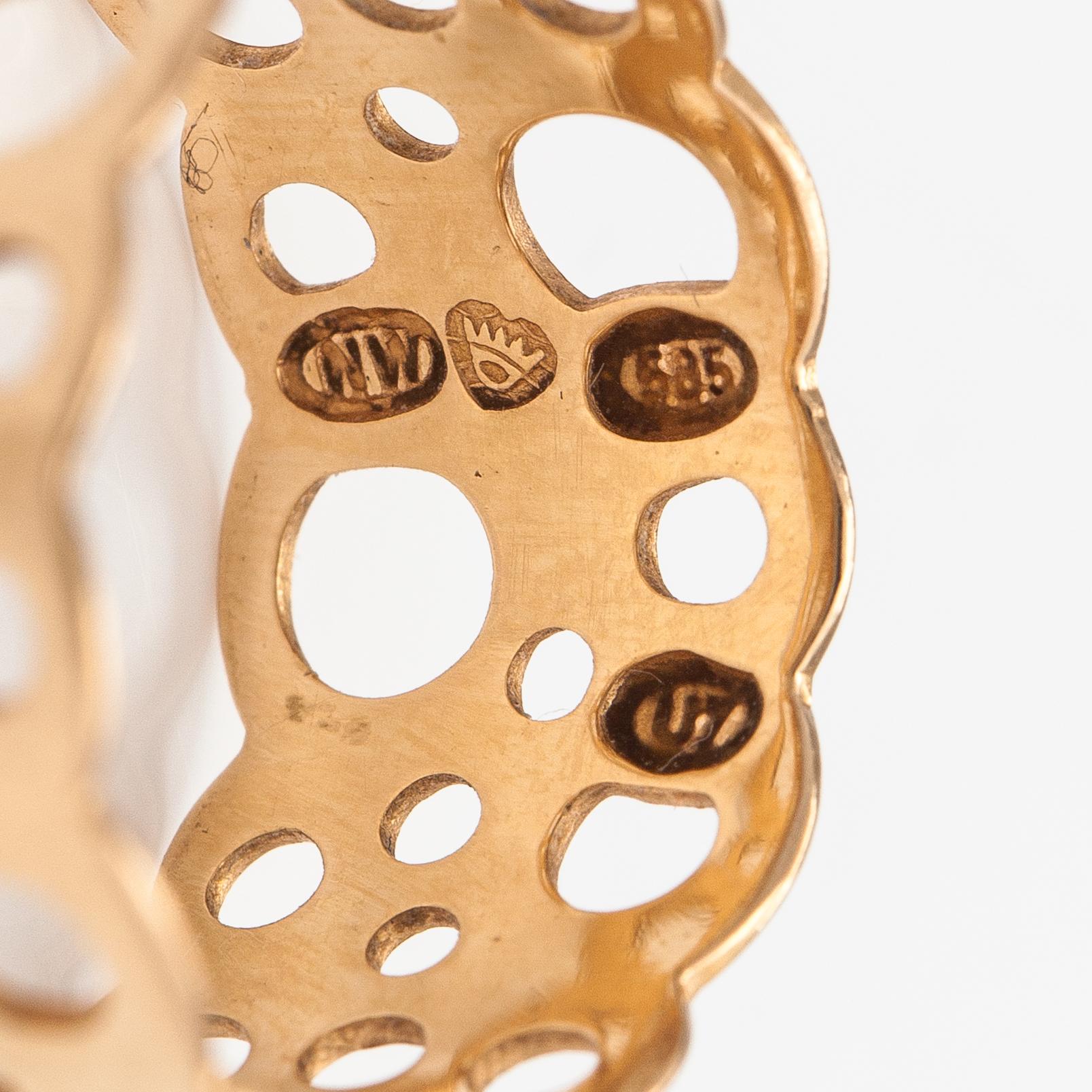 Liisa Vitali, A 14K gold ring "Pitsi". Westerback, Helsinki 1973.