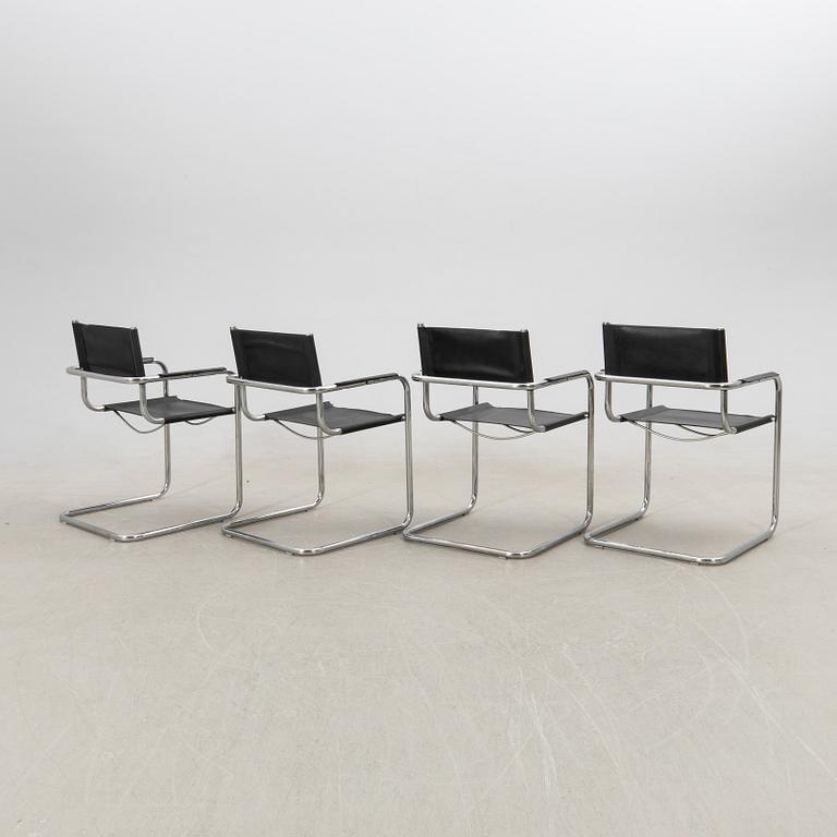 Armchairs, 4 pcs, Italy, second half of the 20th century.