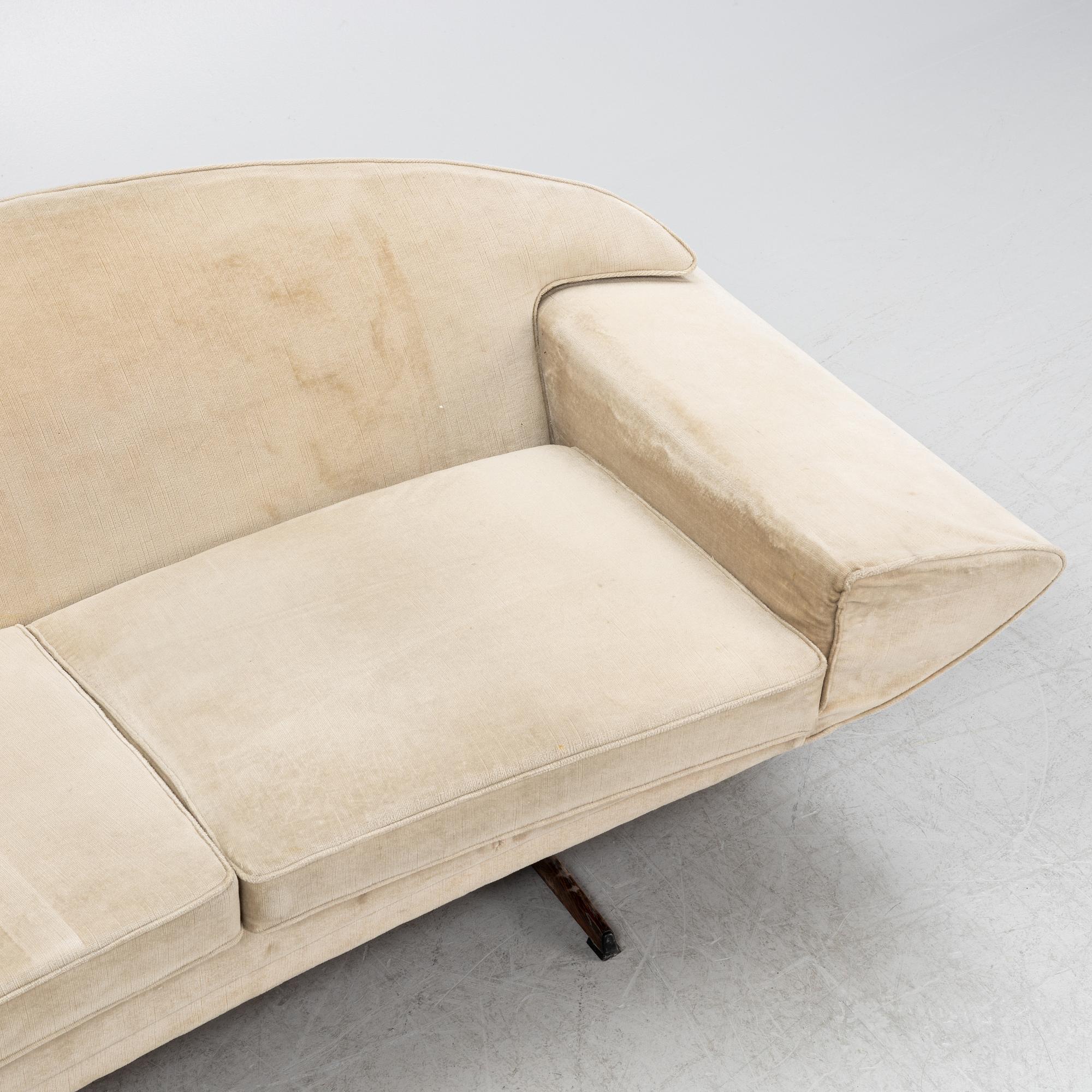 Johannes Andersen, a 'Capri' sofa and easy chair, Trensum, 1960's.