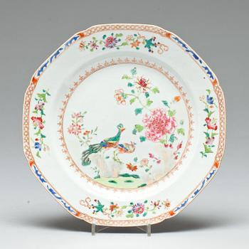 TALLRIK, porslin, Kina, Qianlong (1736-95).