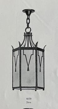 Harald Notini, a wall lamp model "6170", Arvid Böhlmarks Lampfabrik, Stockholm, 1920s-30s.