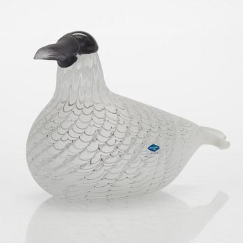 Oiva Toikka, a glass bird signed O. Toikka Nuutajärvi 628/3000.