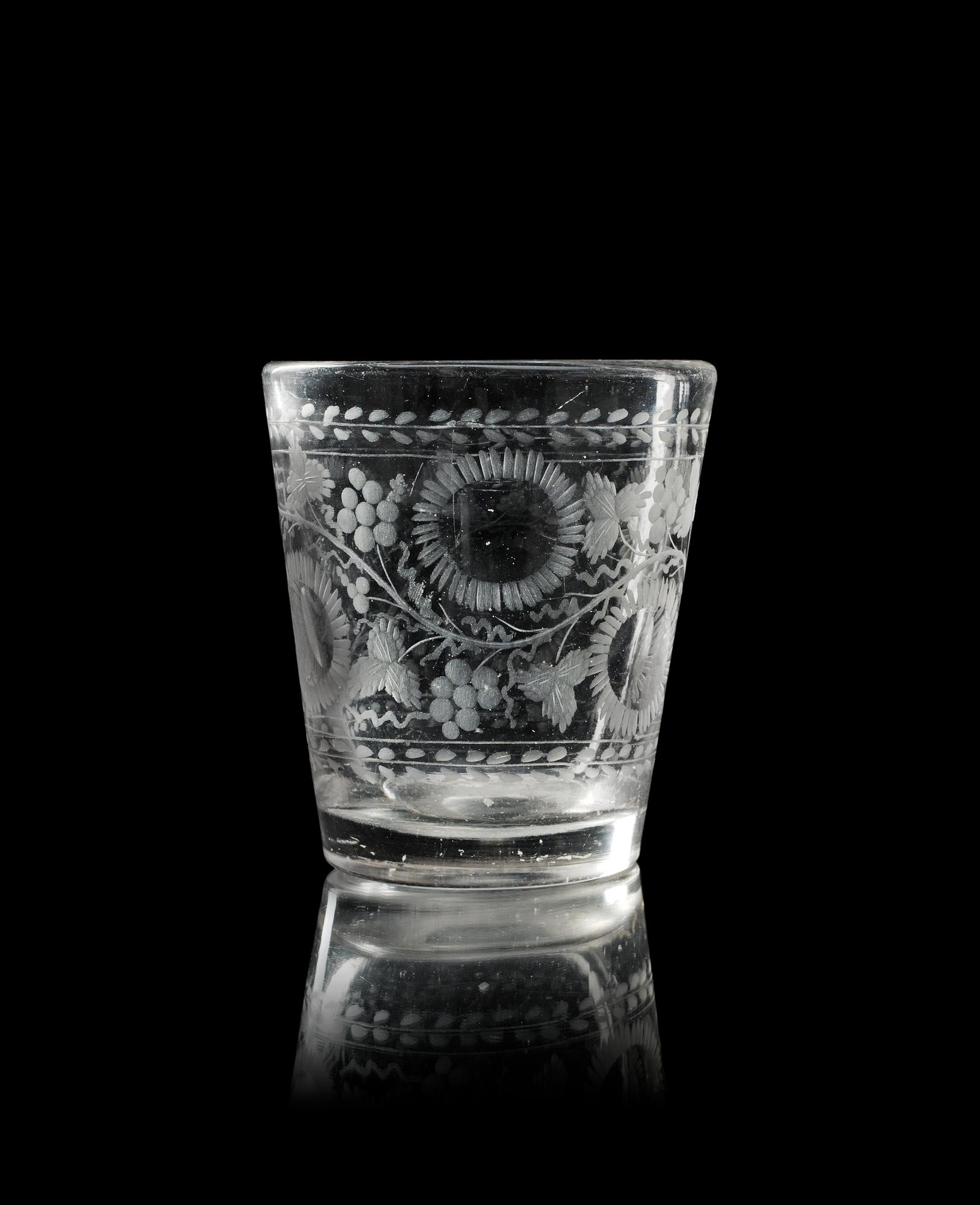 A German/ Bohemian beaker, 18th Century.
