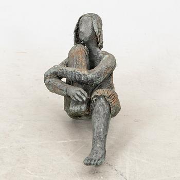 Monika Meschke,  a signed bronze sculpture.