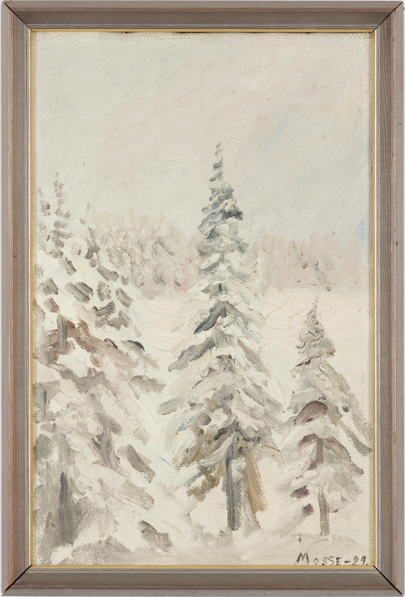 Mosse Stoopendaal, Snow-laden Spruces.