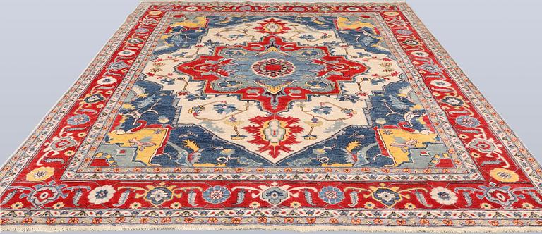 Matta, Kazak design, ca 294 x 244 cm.