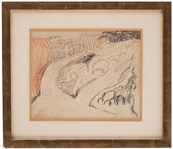 Carl Fredrik Hill, An Elephant by the Waterfall.