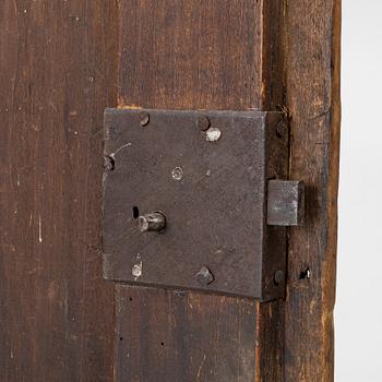 A wall-hanged cabinet, Sweden, dated 1796.