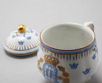 13 creme cups by Rörstrand, second half of the 20th century.