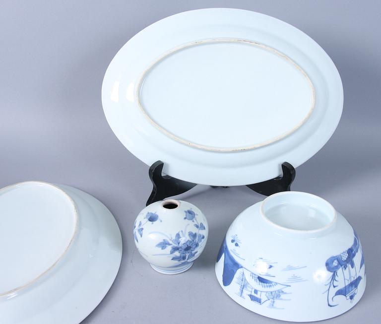 PARTI PORSLIN, 4 delar, Kina, bl a 1600-tal.