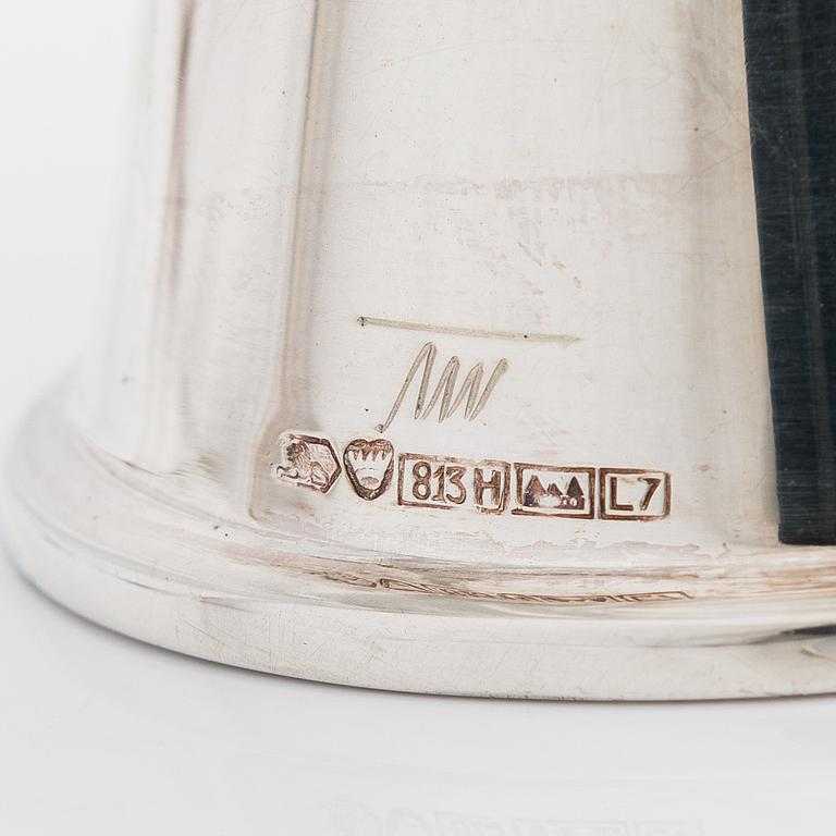 Tapio Wirkkala, pikareita, 6 kpl, hopeaa, TW 329, Kultakeskus, Hämeenlinna 1960-70-luku.