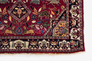 Matta, antik Khorasan, östra Persien, ca 234 x 134 cm.