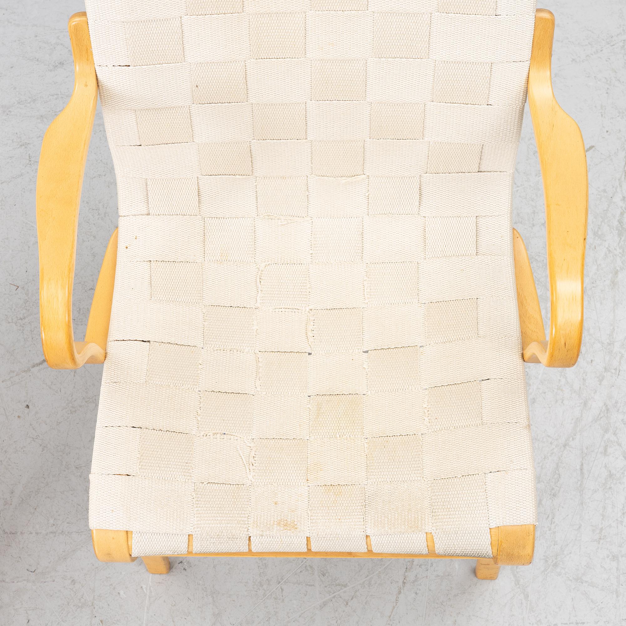 Bruno Mathsson, Armchairs, a pair, "Mina", Mathsson International AB, Värnamo, 1993 & 1996.