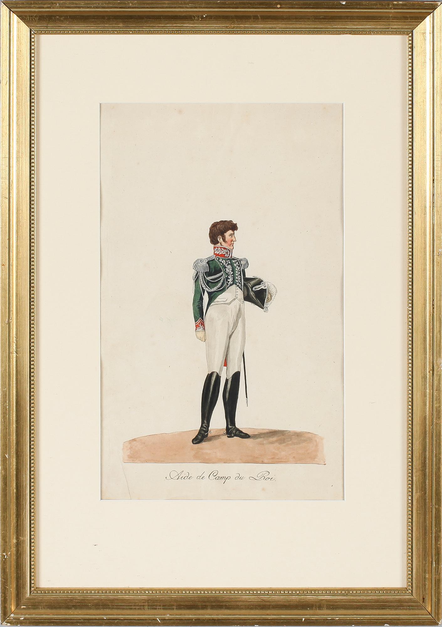 OKÄND KONSTNÄR, akvarell, 1800-tal.