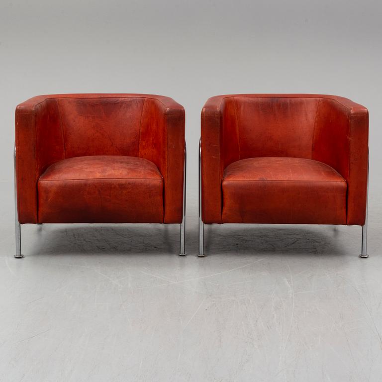 A pair of chairs, "GA-2", Erik Gunnar Asplund, Källemo, from the latter half of the 20th century.