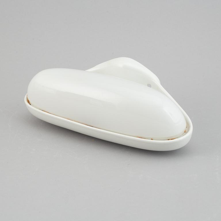 WILHELM WAGENFELD, three ceramic wall lights, Lindner Keramik, Bamberg, 1950's/60's.