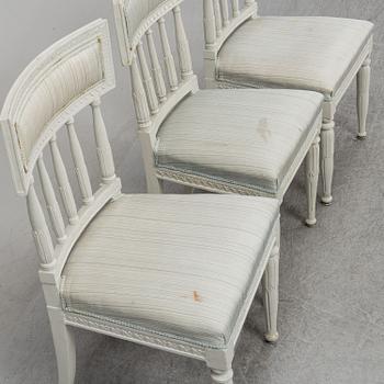STOLAR, 3 st, sengustavianska, omkring år 1800.