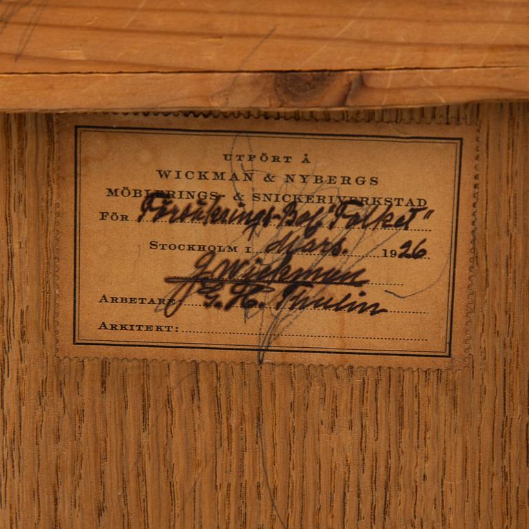 An early 20th century archive cabinet.