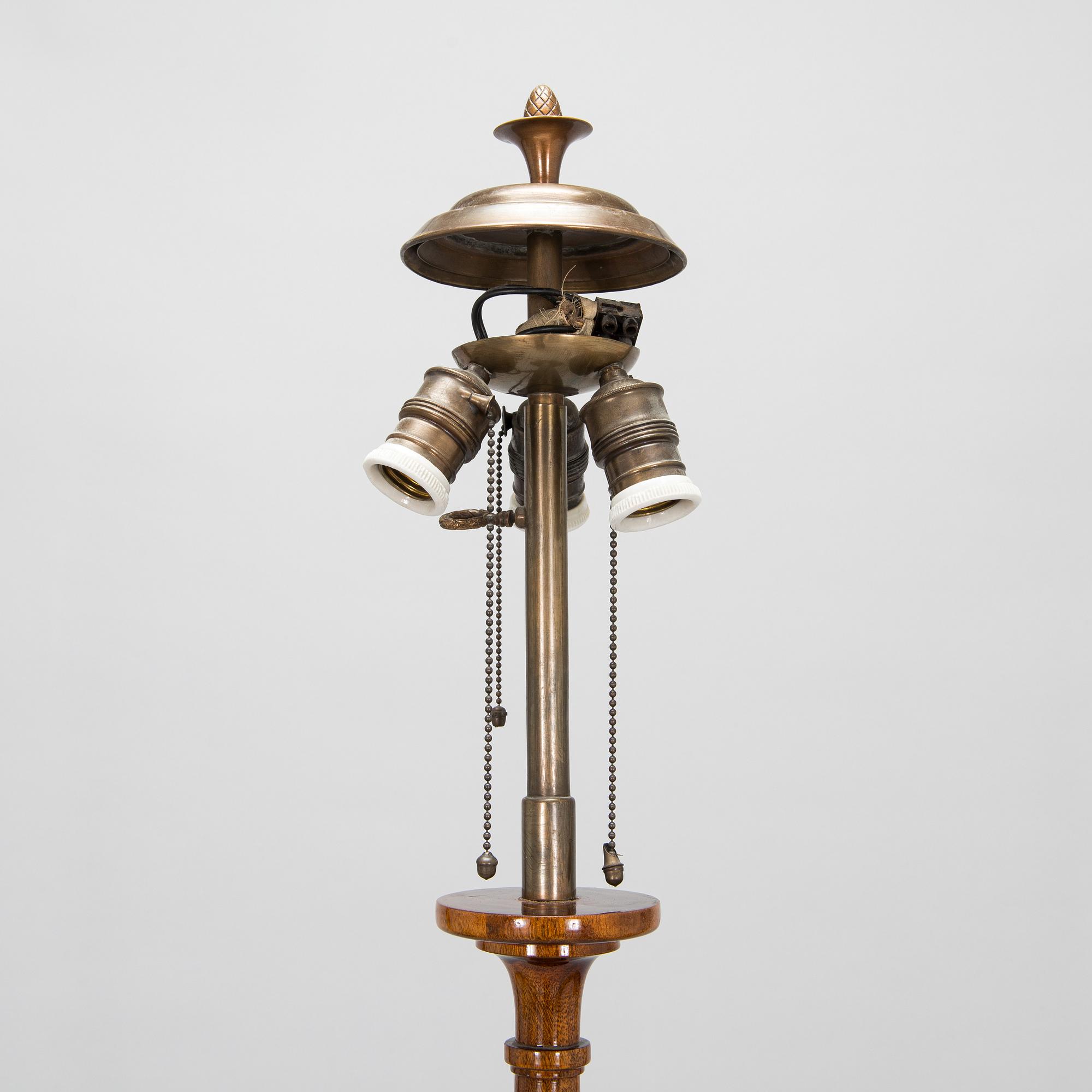 Birger Hahl, floor light and a pair of chairs, Finland 1920-30-tal.