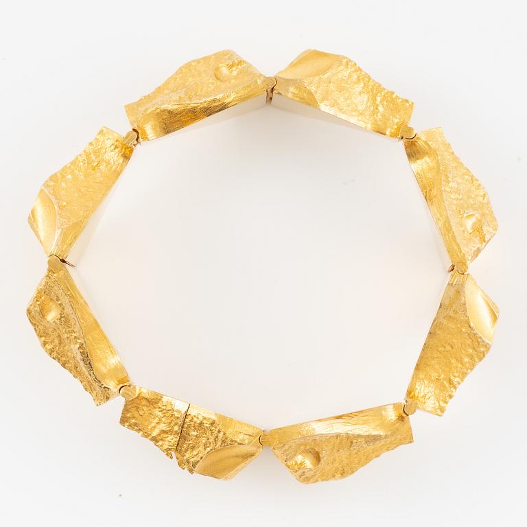 Björn Weckström bracelet 18K gold "Tundravår", for Lapponia.