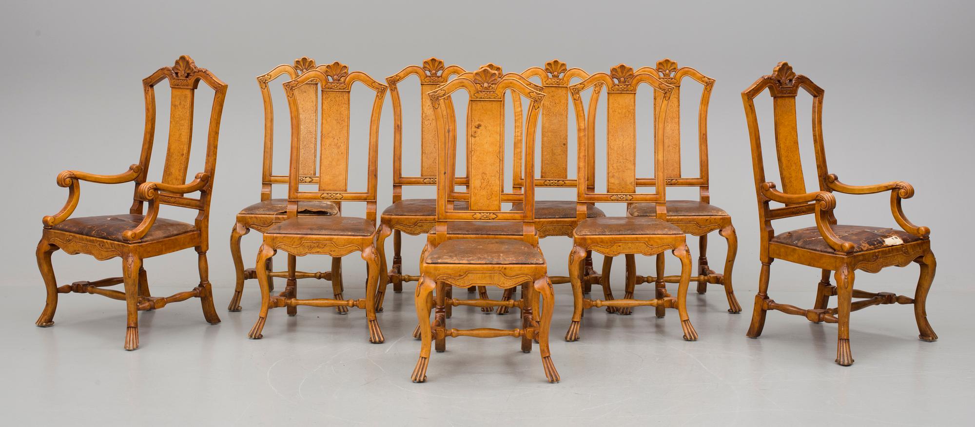MATGRUPP, 11 delar, Stockholm, 1800-talets andra hälft.