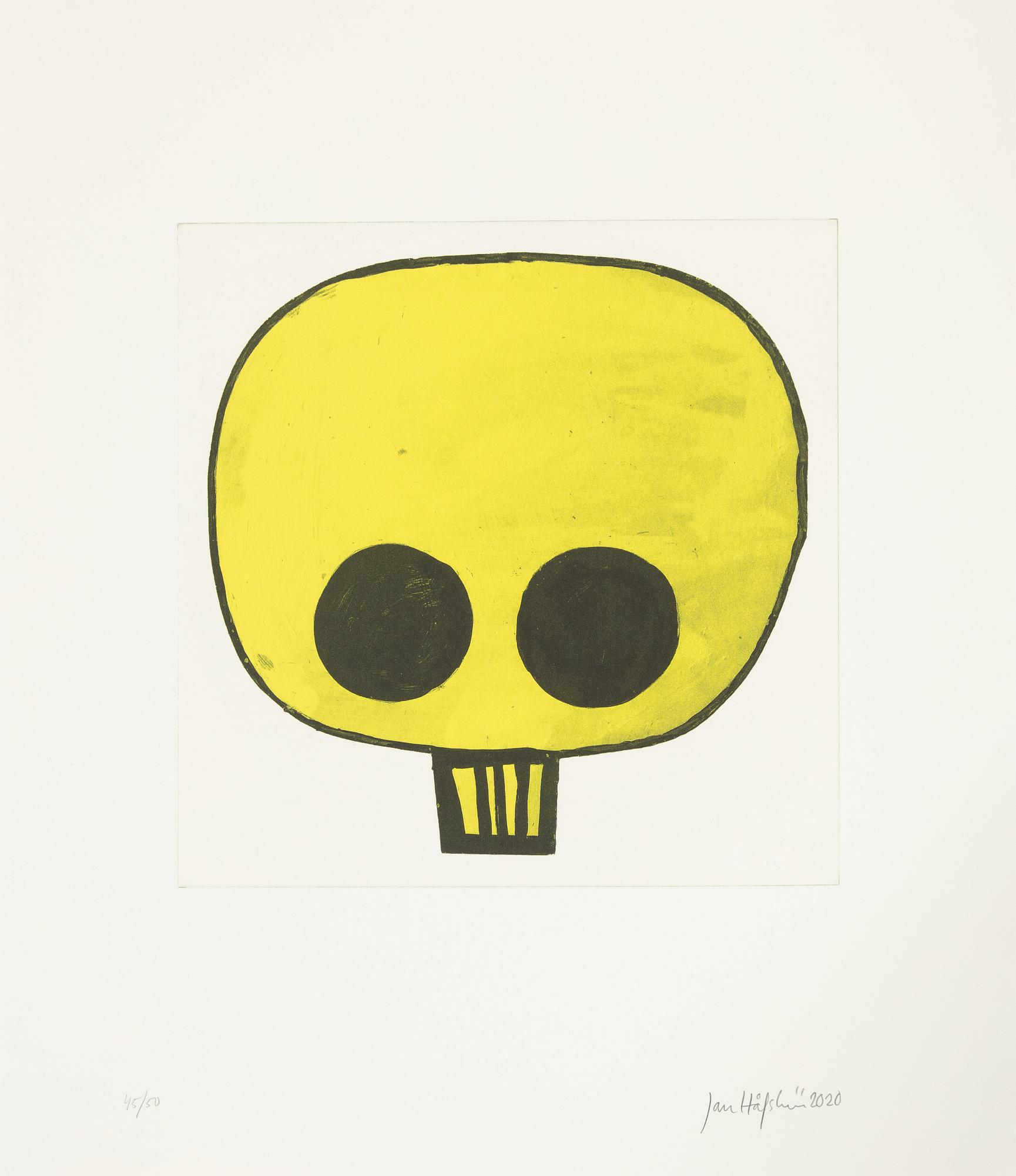 Jan Håfström, etching in colours, 2020, signed 45/50.