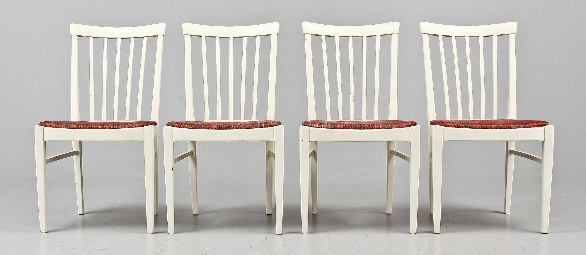 STOLAR, 4 st, "Herrgården", Carl Malmsten, 1900-talets mitt.