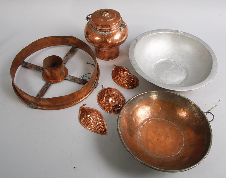 PARTI KOPPAR, 7 delar. 1700/1800-tal.