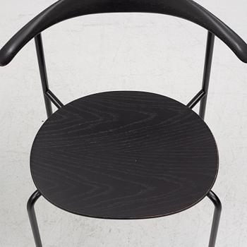 Hans J. Wegner, a set of six black oak chairs, 'CH88T', Carl Hansen & Son, Denmark, 2016.