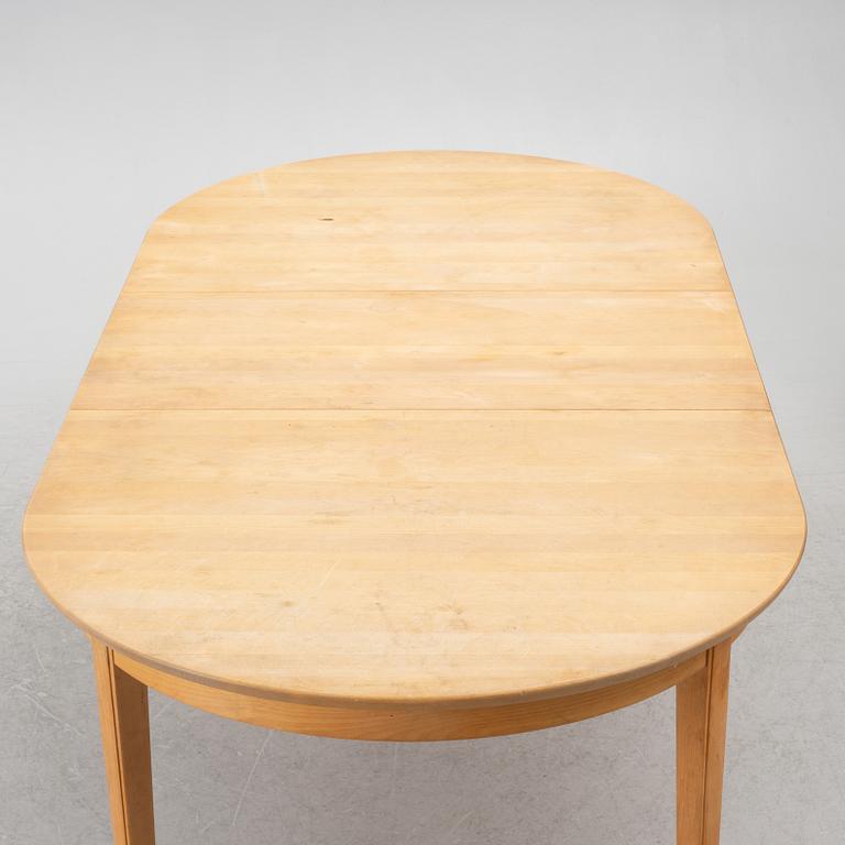 Nils-Göran Gustafsson, 6 stolar, "Öland", samt matbord, Carl Malmsten, Stolab, 2000-tal.