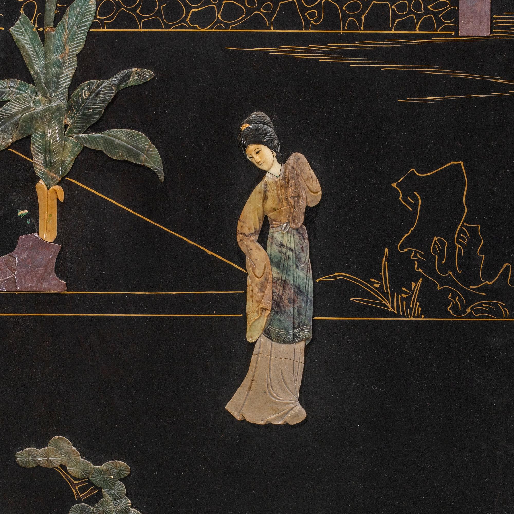 A folding screen, China, mid/second half of the 20th century.