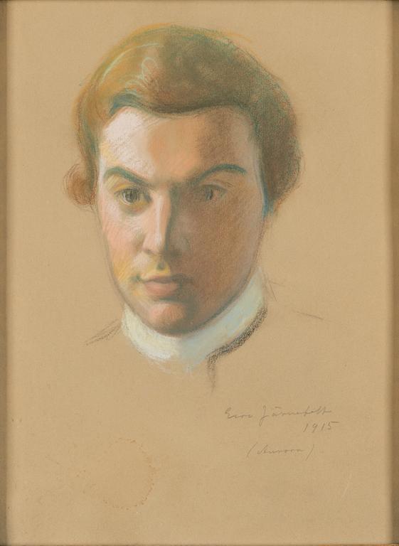 EERO JÄRNEFELT, pastell, signerad och daterad 1915 (Aurora).