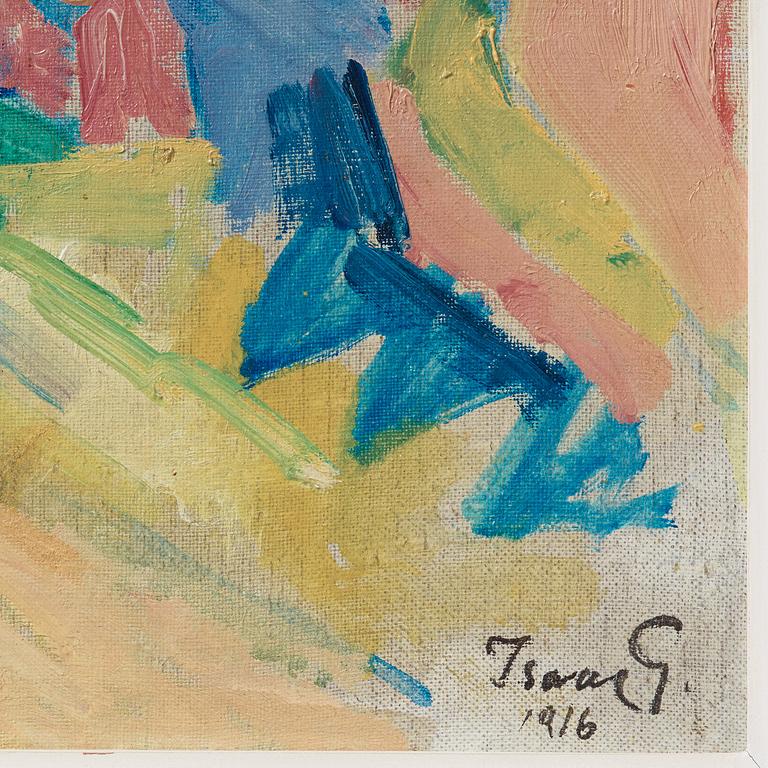 Isaac Grünewald, View over Katarinavägen, Södermalm, Stockholm.