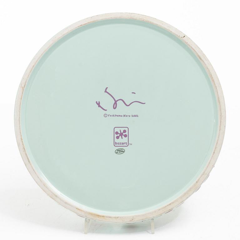 Yoshitomo Nara, an ashtray, "Too Young Too Die", Bozart, 2002.