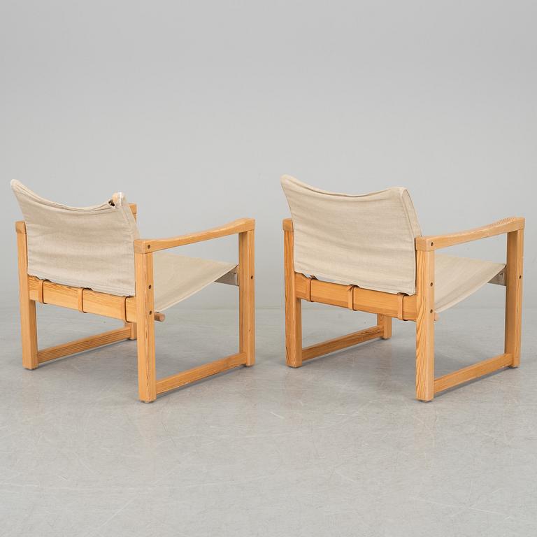 KARIN MOBRING, fåtöljer, ett par, "Diana", IKEA, 1970-tal.